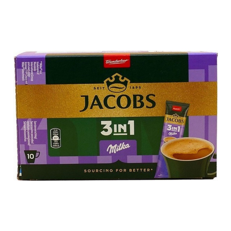 Jacobs | 3in1 Milka | 12 x 10 stuks