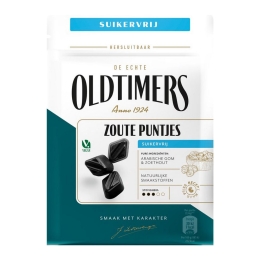 Oldtimers | Zoute Puntjes Suikervrij | 12 x 100 gram