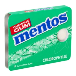 Mentos | Gum | Chlorophylle | Blister | 12 stuks