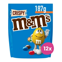 M&M's | Crispy | 12 x 187 gram