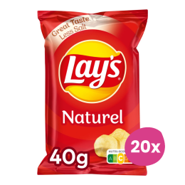 Lay's | Naturel | 20 x 40 gram