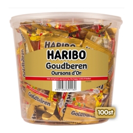 Haribo | Goudberen | 100 zakjes