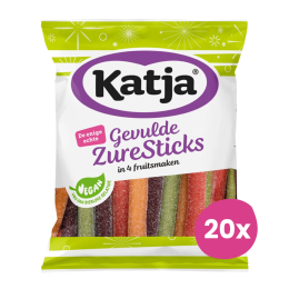Katja | Gevulde Zure Sticks | 20 x 125 gram
