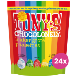 Tony's Chocolonely | Paaseieren | Assortiment | 24 x 230 gram
