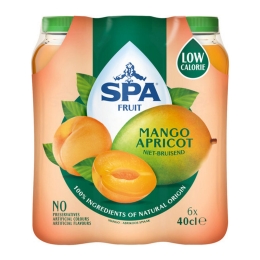 Spa | Fruit Still Mango Apricot Pet | 6 x 400 ml