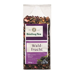 Bünting Tee | Fruchtetee Waldfrucht Zak | 6 x 200 gram
