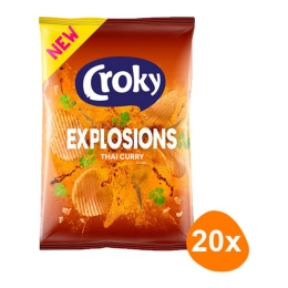 Croky | Explosions Thai Curry 20 Zakjes | Per stuk