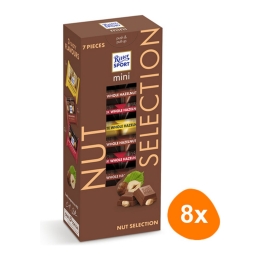 Ritter Sport | Mini Noten Mix Toren | 8 x 116 gram