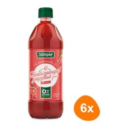 Slimpie | Bloedsinaasappel Grapefruit | 6 x 650 ml