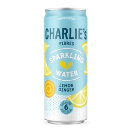 Charlie's | Fibers Lemon Ginger Blik | 12 x 33 cl