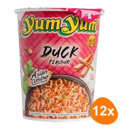 Yum Yum | Instant Noedels Eend 12 Cups | Per stuk