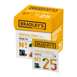 Bradley's | Favourites Green Tea Trop Fruit | 6 x 12 x 1,75 gram