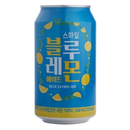 Korean Smile | Blue Lemon Ade | 24 x 340 ml