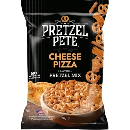 Pretzel Pete | Cheese Pizza Pretzel Mix | 8 x 160 gram