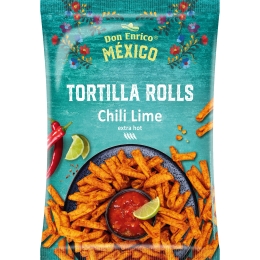 Don Enrico | Tortilla Rolls Chili Lime | 12 x 125 gram