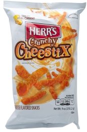 Herr's | Crunchy Cheestix | 8 x 227 gram