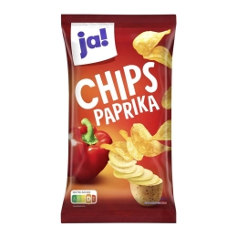 Ja! | Kartoffelchips Mit Paprikawürzung | 21 x 200 gram