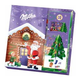Milka | 3D Knutsel Adventskalender | 163 gram
