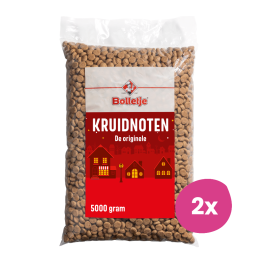 Bolletje | Kruidnoten Naturel | 2 x 5 kg