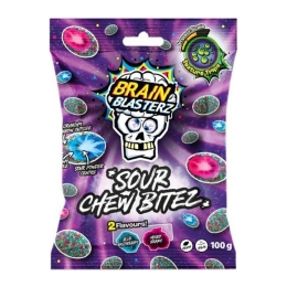 Brain Blasterz | Chew Bites Zakje | 12 x 100 gram