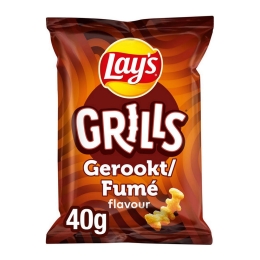 Lay's | Grills Gerookt Chips | 20 x 40 gram
