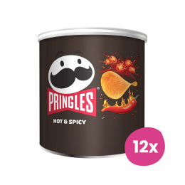 Pringles | Hot & Spicy | 12 stuks